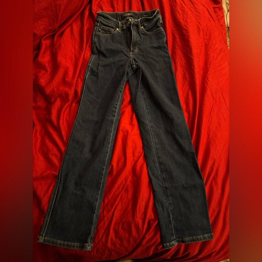 Judy Blue Women's Straight Leg Jeans - Dark Blue